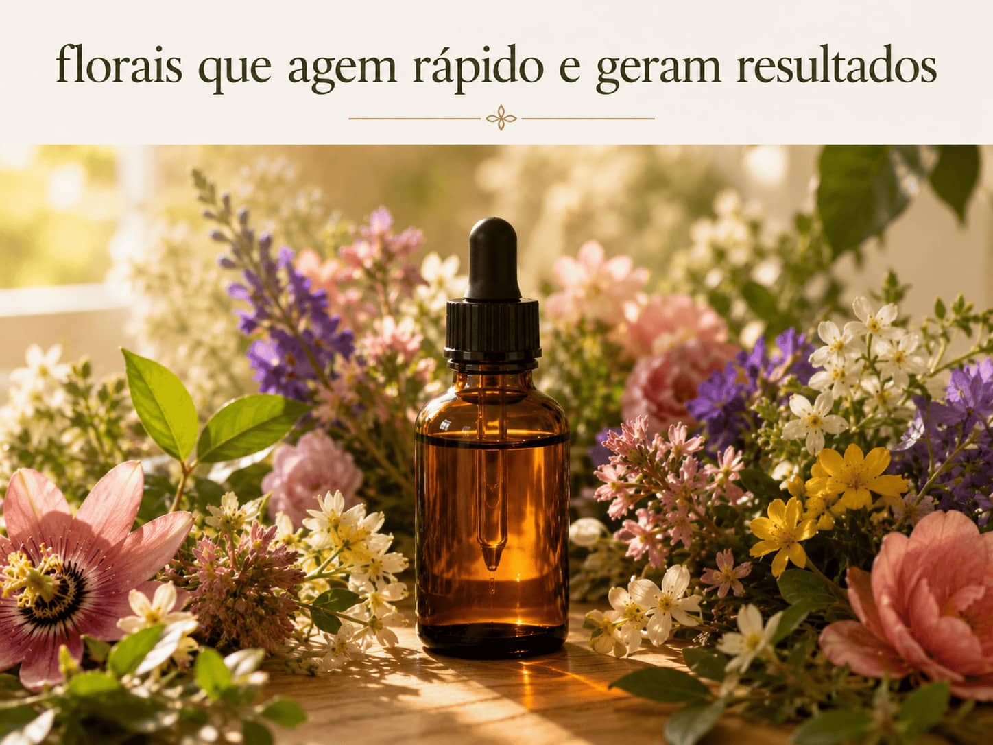 Florais que agem rápido e geram resultados