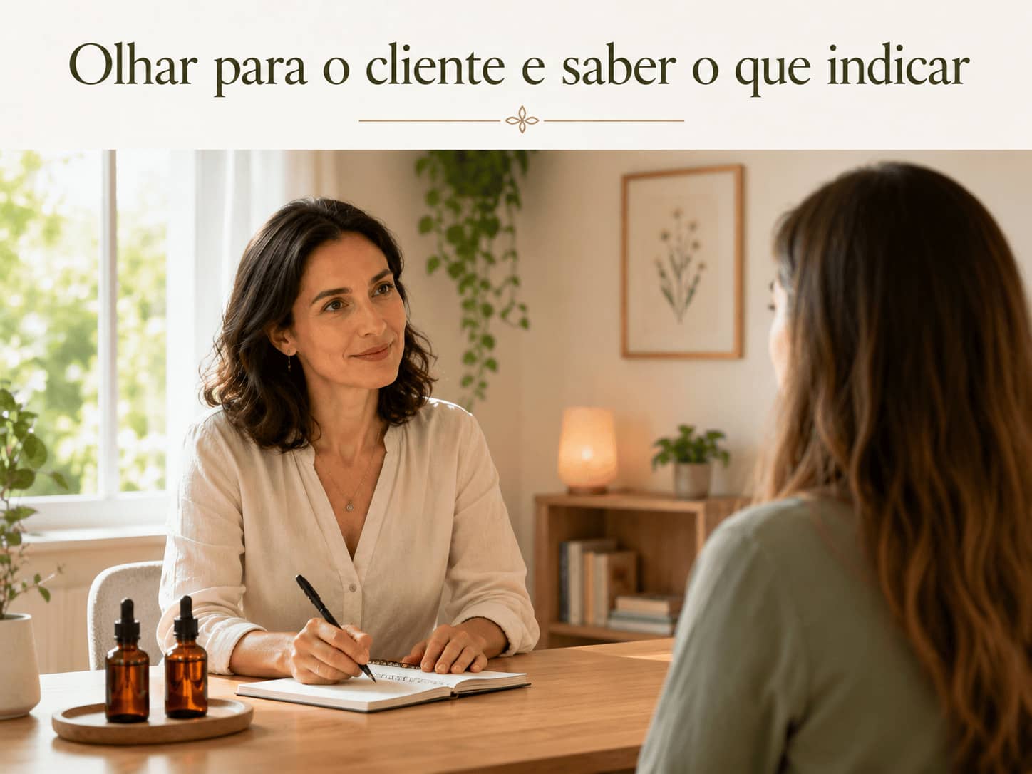 Olhar para o cliente e saber o que indicar